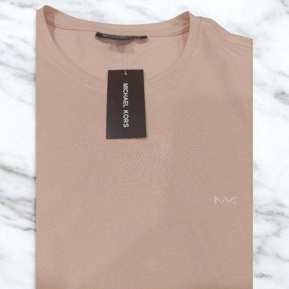Michael Kors Cream Short Sleeve Tee - Picture 3 of 4